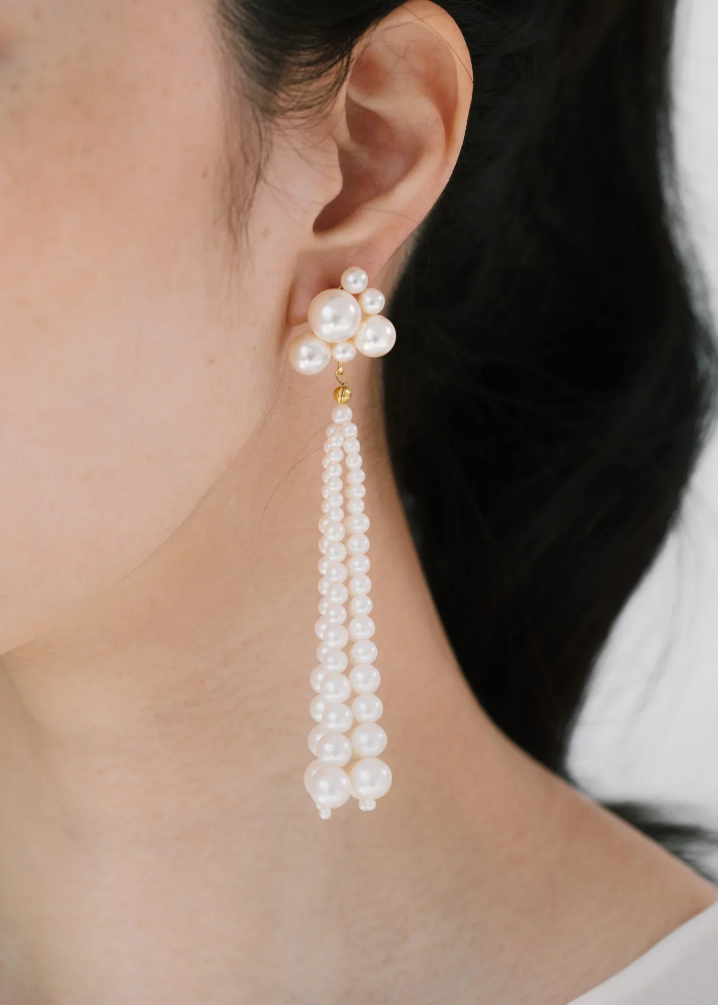 Jennifer Behr Charlena Earrings In Metallic