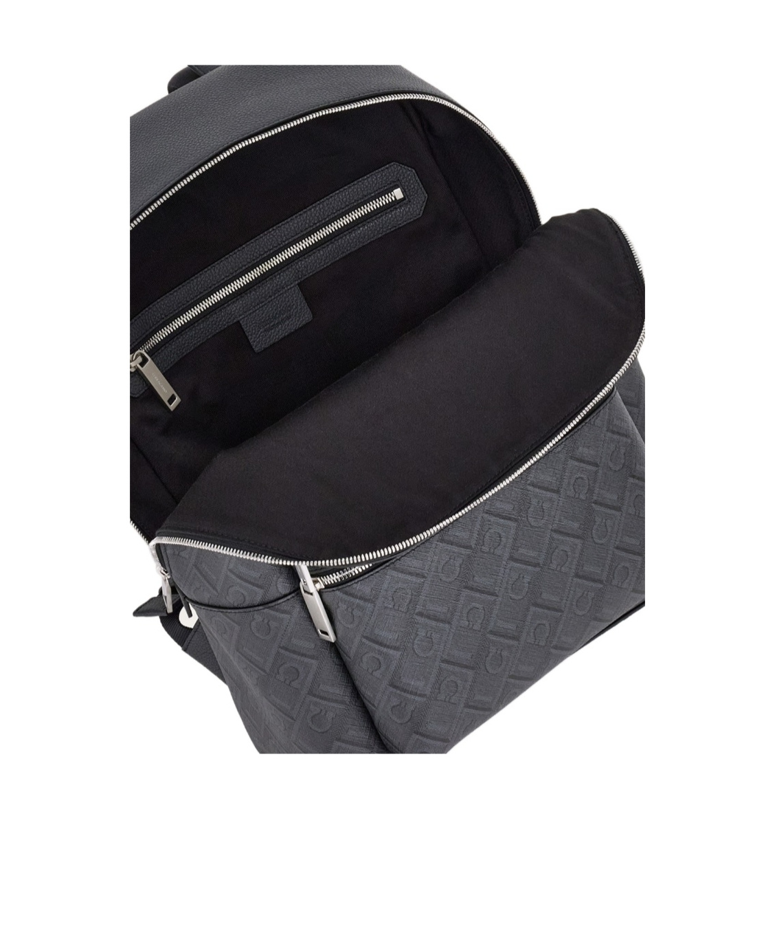 Ferragamo Men's Ss24 Black Leather Luxury Handbag In Black
