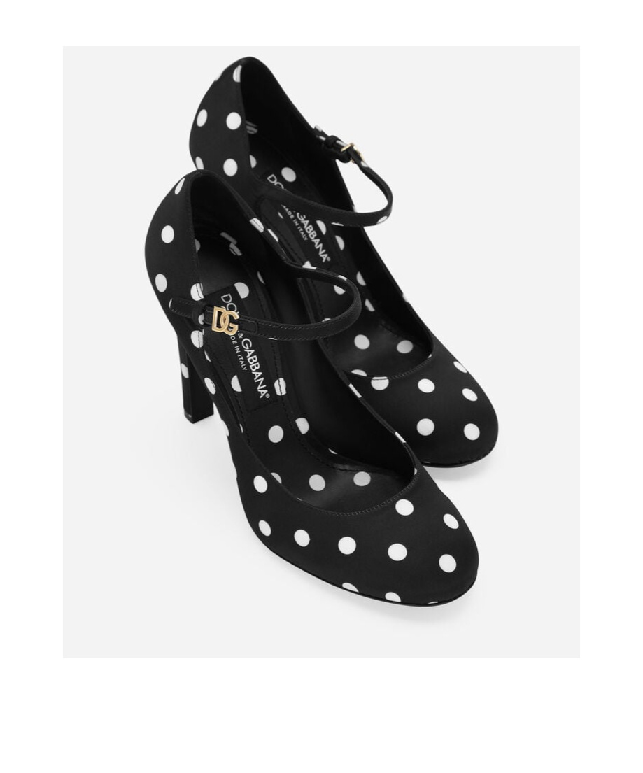 Dolce & Gabbana Black Mary Jane Pumps In Black