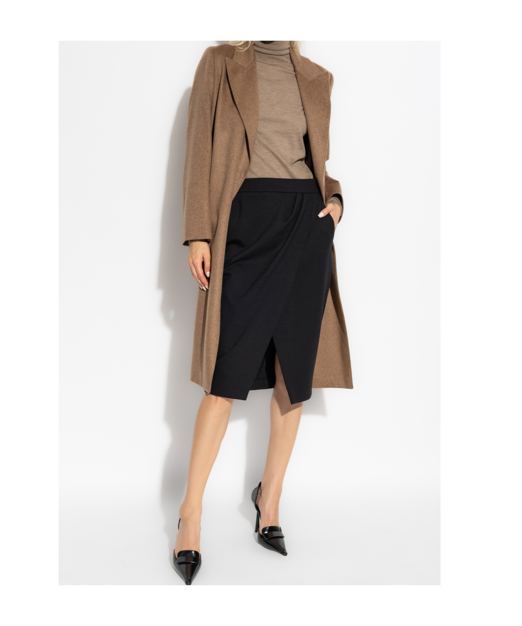 Max Mara Maxmara Teddy Bear Icon Coat Camel In Brown