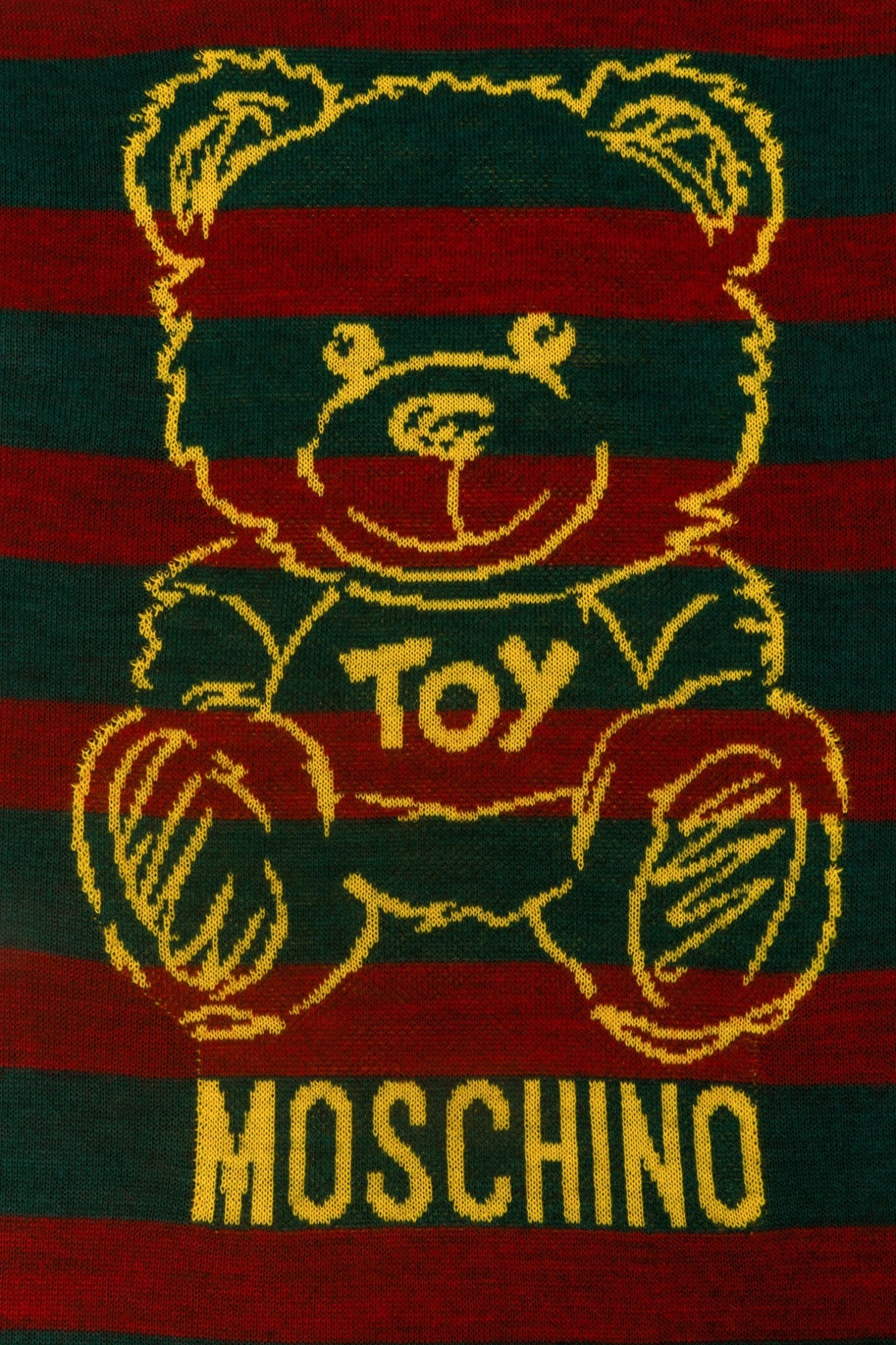 Moschino Wool Scarf In Black