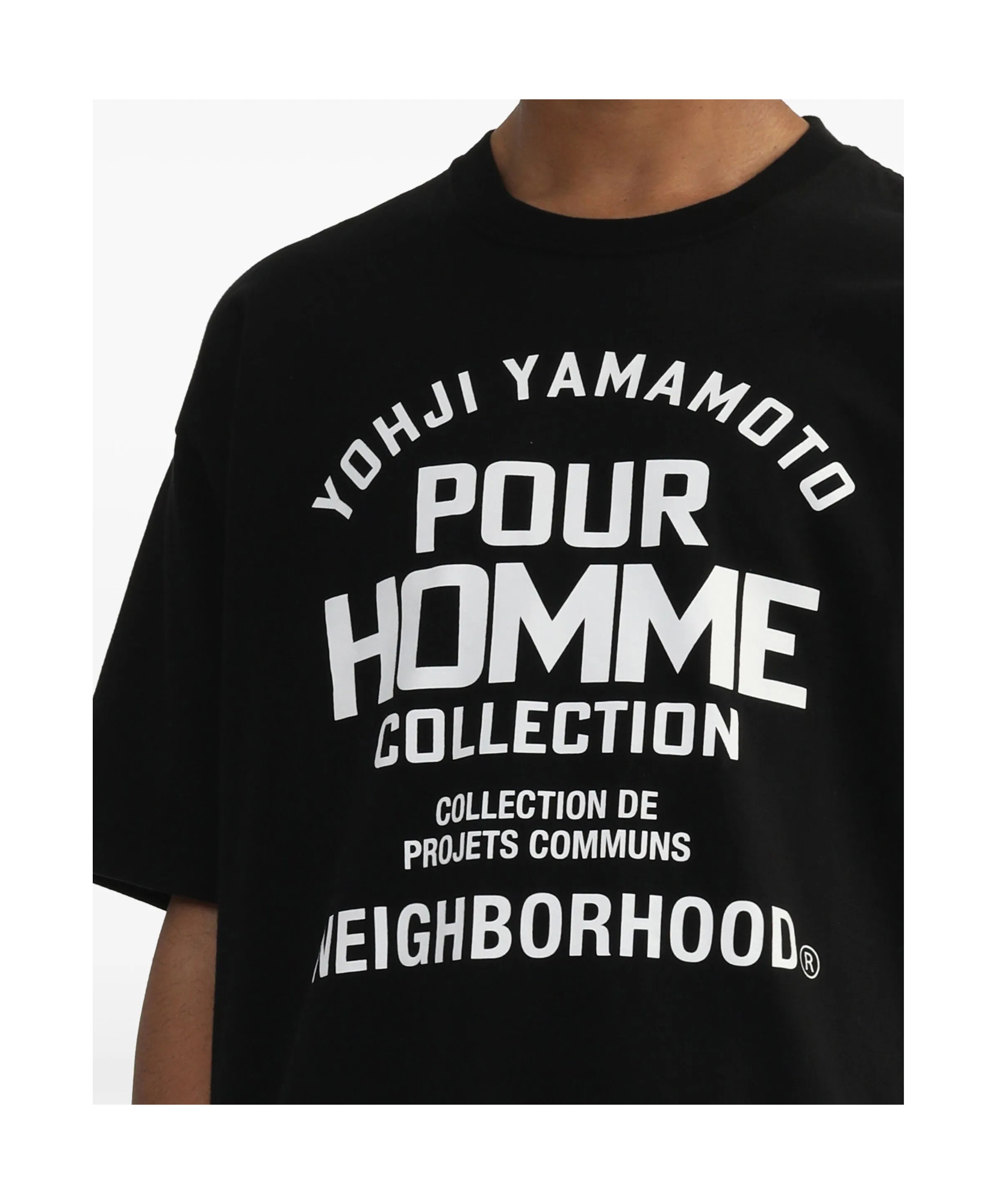 Yohji Yamamoto Short-sleeved T-shirt In Black