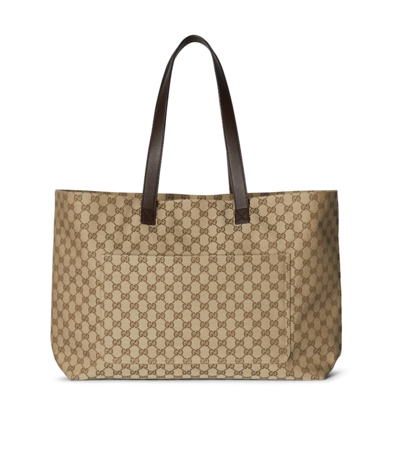 Gucci Large Gg Monogram Tote Bag In Nude