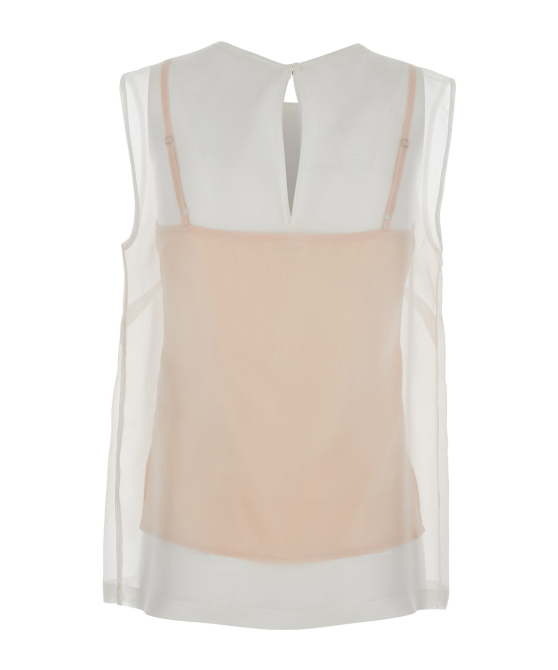 Shop P.a.r.o.s.h Semi-sheer T-shirt In Light Pink