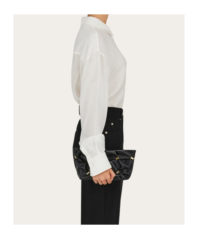 Ferragamo Mini Shoulder Bag In Black