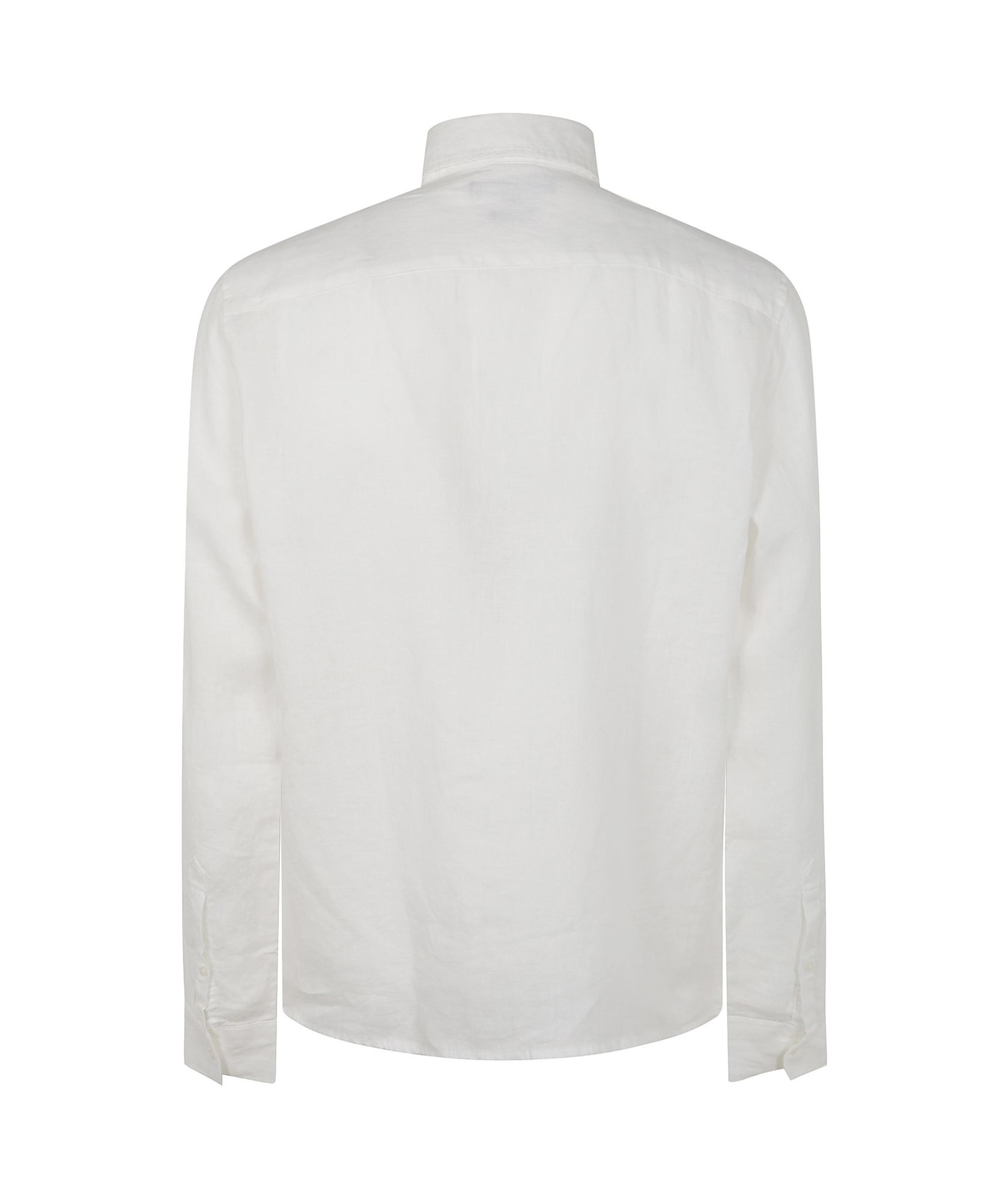 Michael Kors Tailored Button-down Shirt With Curved Hem In White