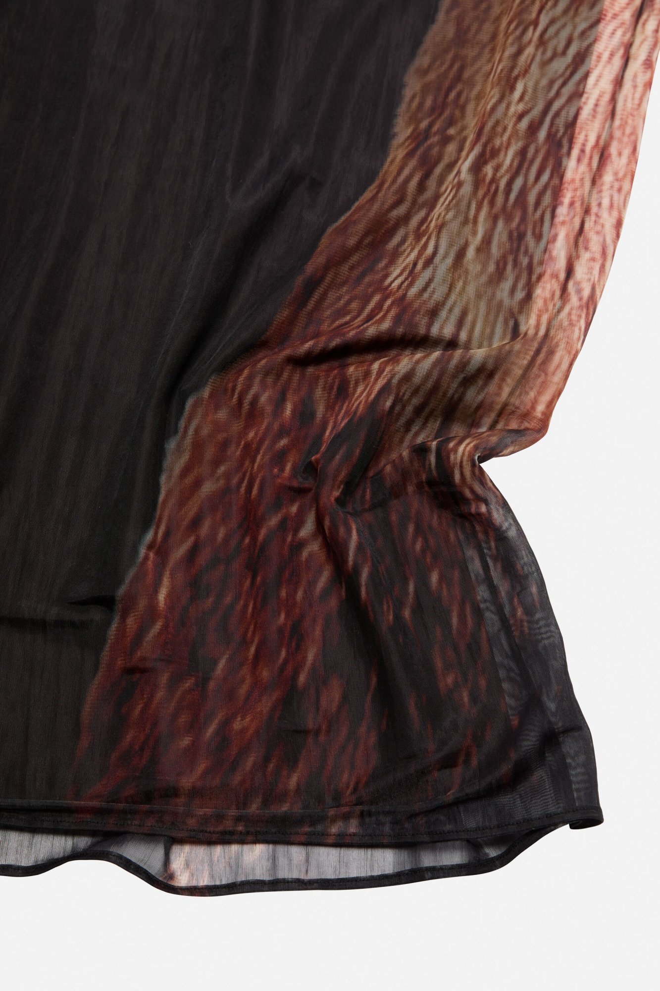 Acne Studios Bear-print Slip Dress In Multi