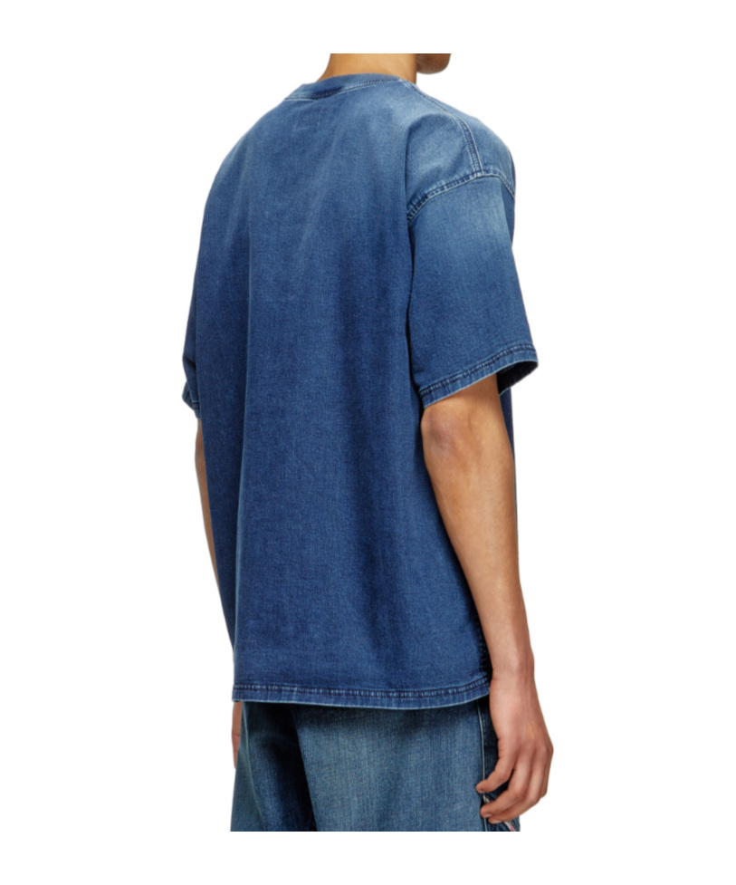 Diesel Short-sleeved T-shirt In Blue