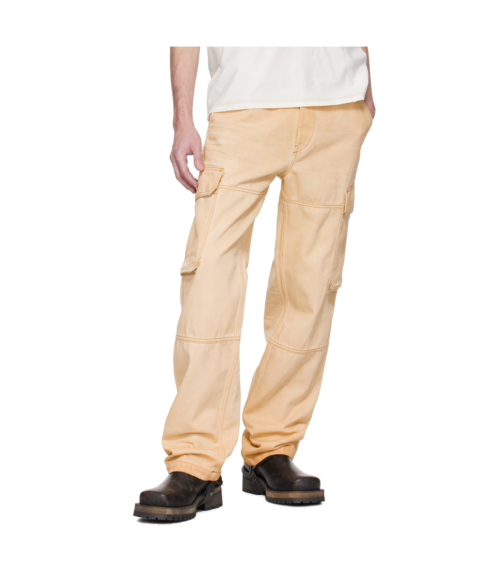 Diesel Regular Jeans D-uty 09l26 In Beige