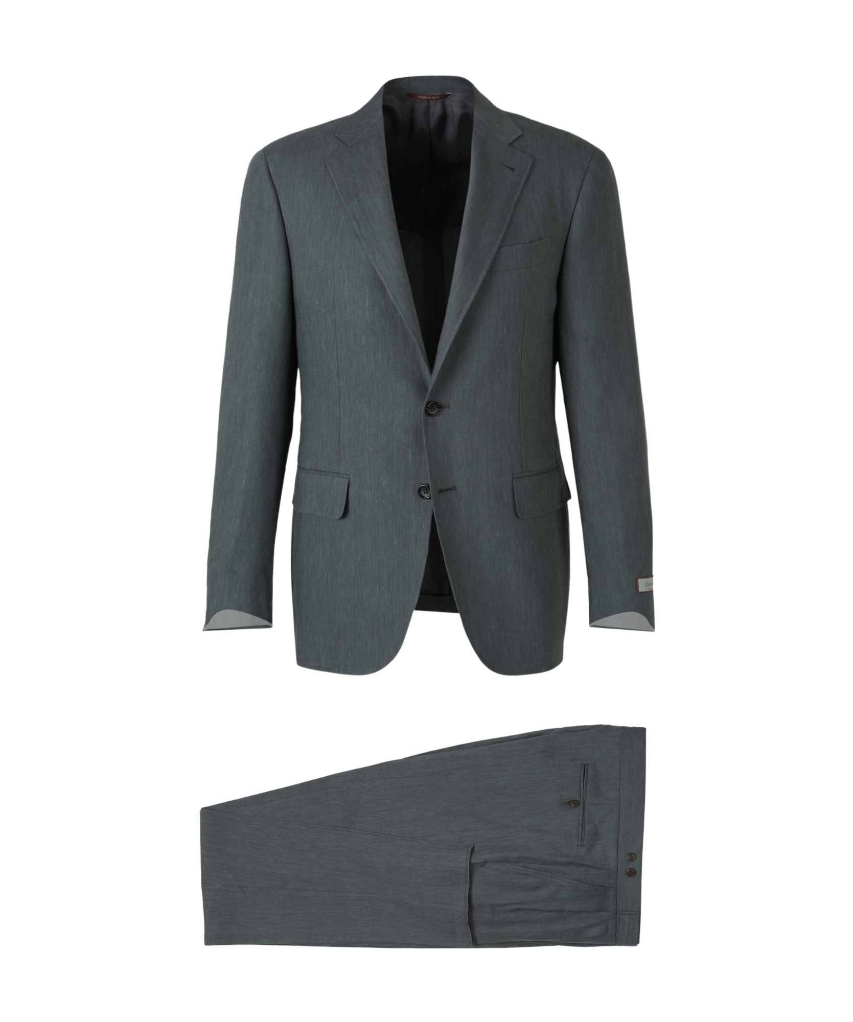Canali Wool Suit In Black