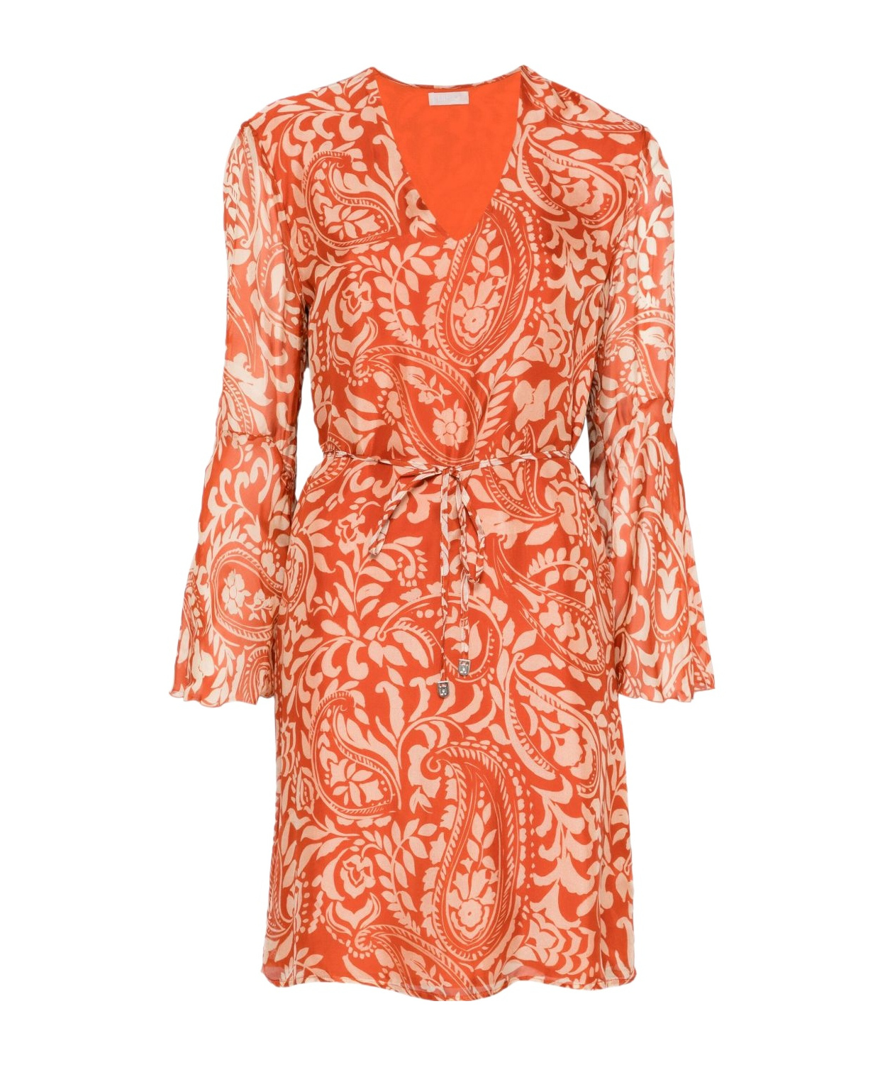 Liu •jo Paisley-print Mini Dress In Red
