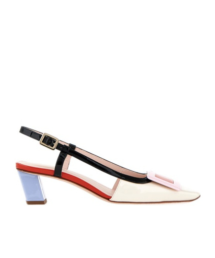 Roger Vivier Belle Vivier Slingback In Multicolor