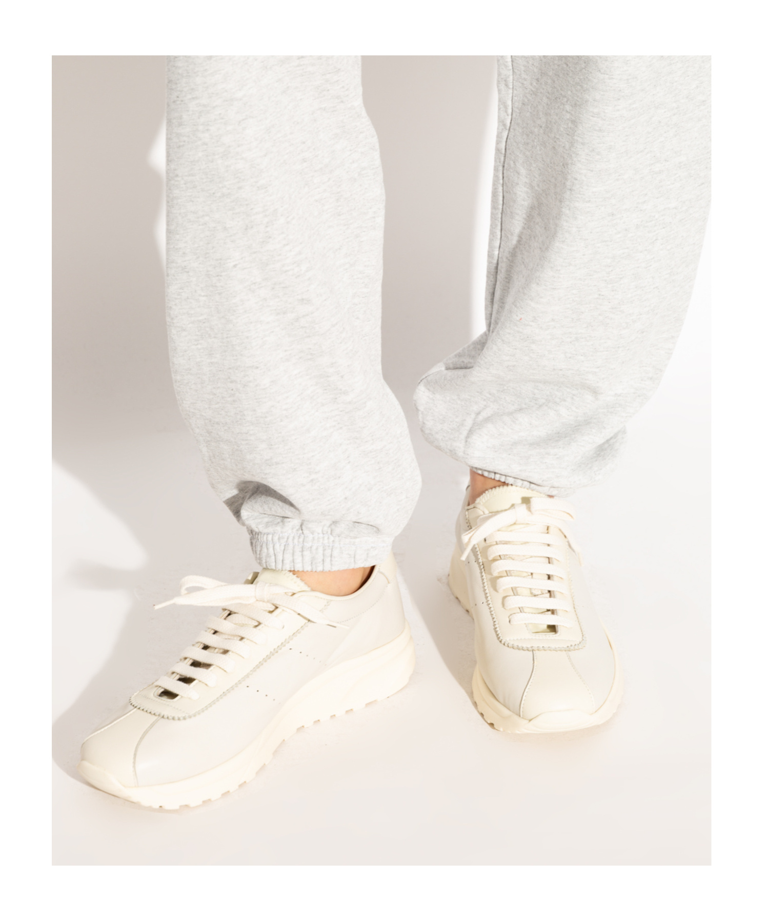 Common Projects Track Euro Trainers In White