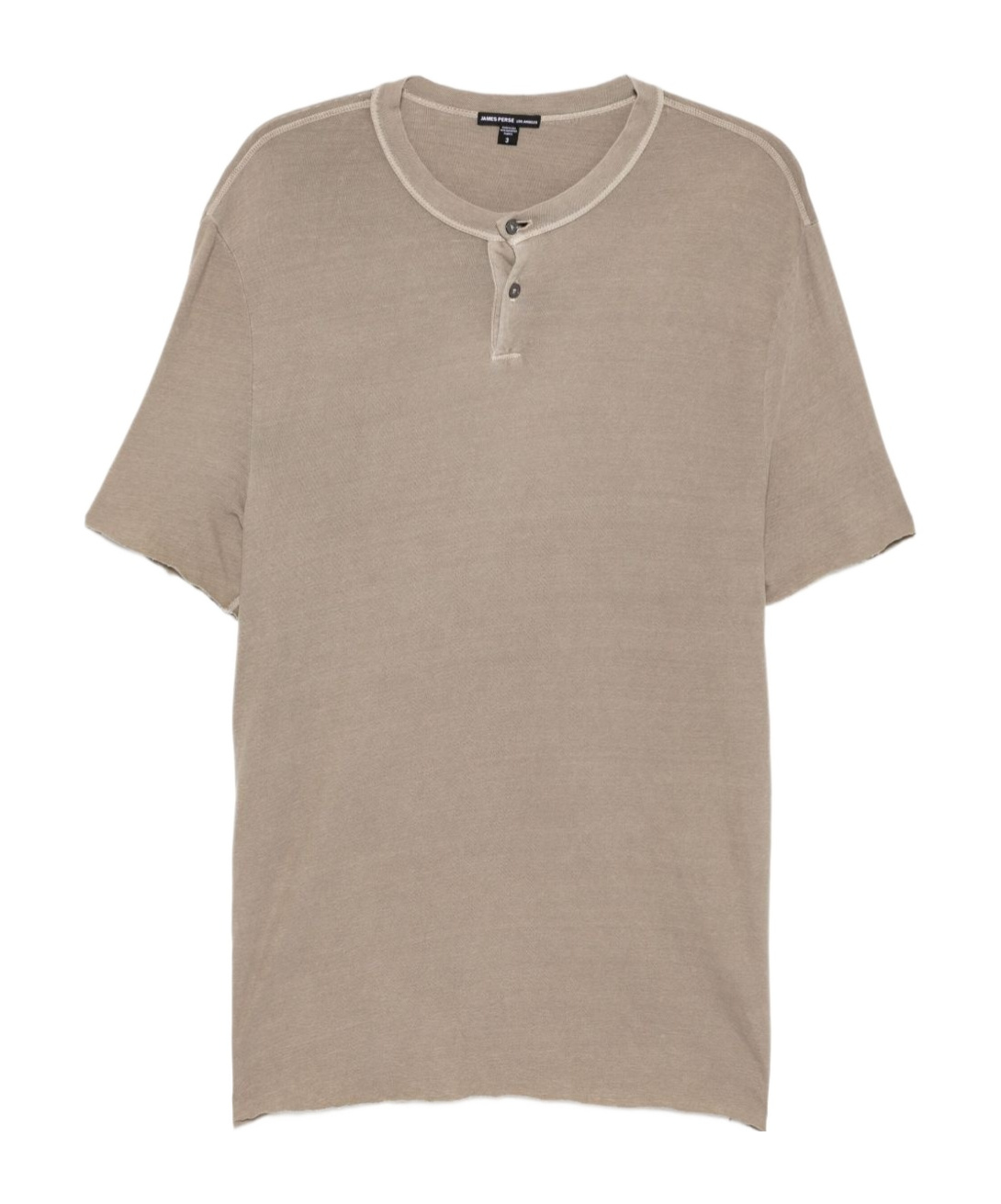James Perse Crew Neck Short-sleeved T-shirt In Brown