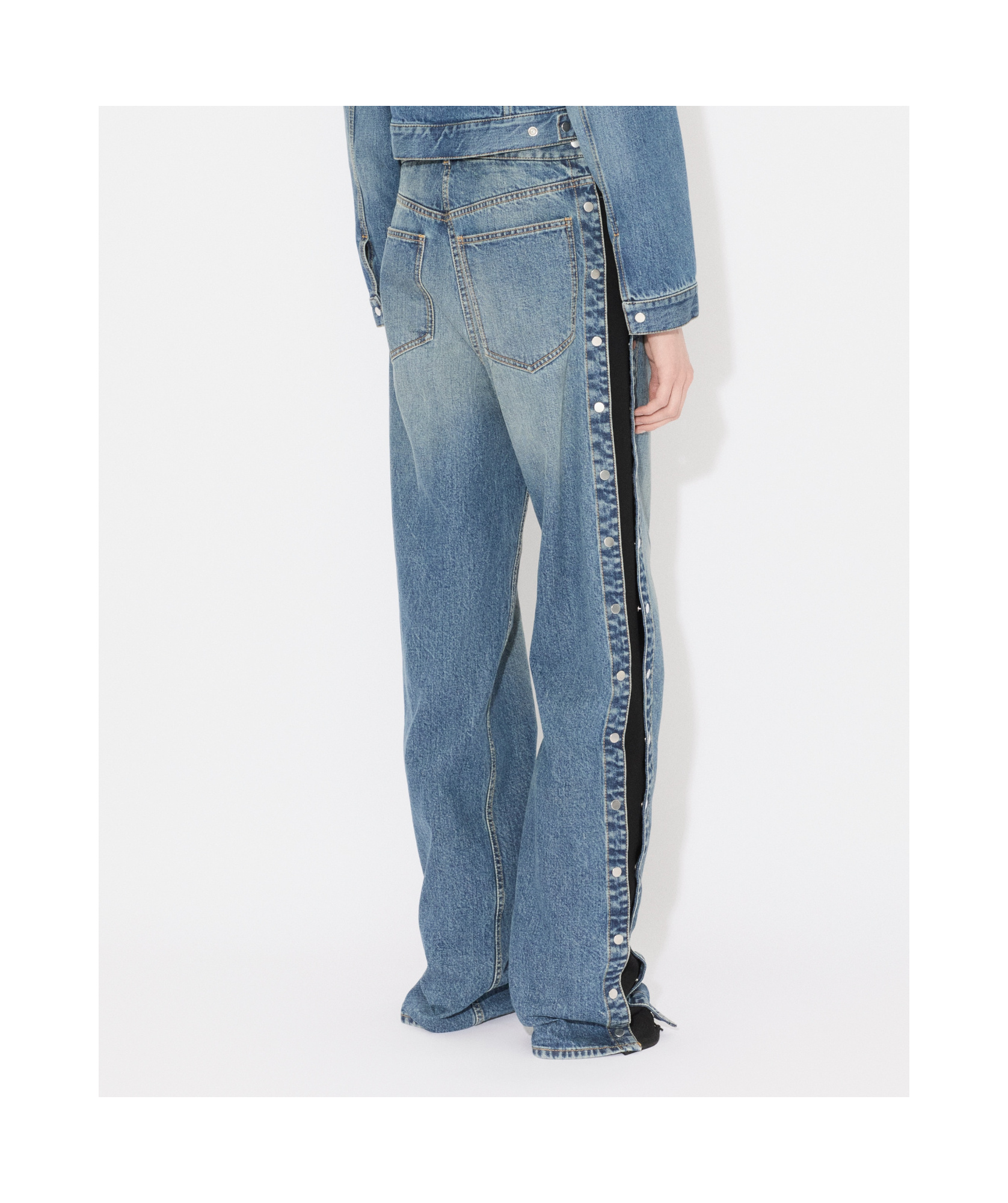 Alaïa Knitted Jeans In Blue