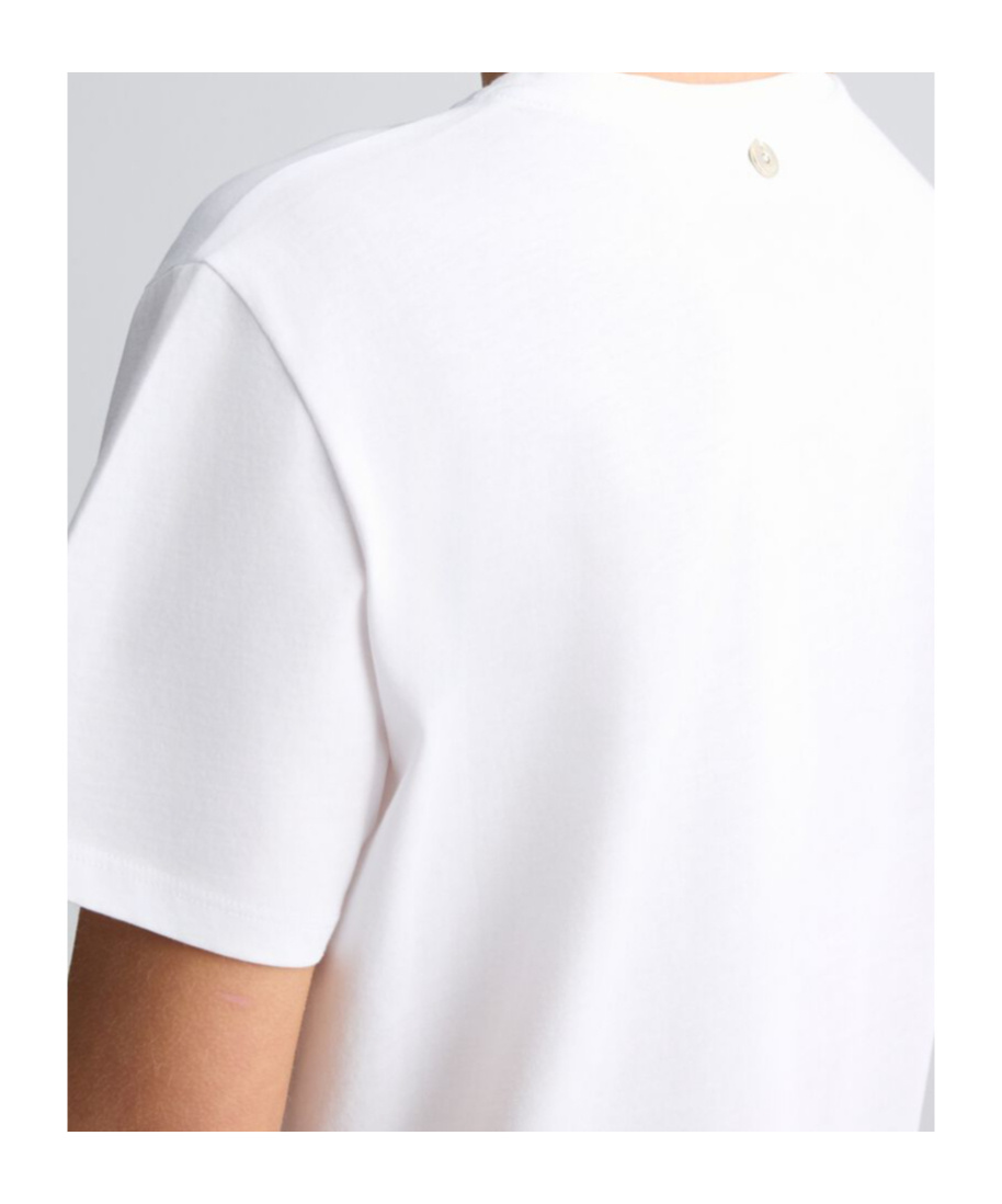 Liu •jo Liu Jo Graphic Embroidered Embellished T In White