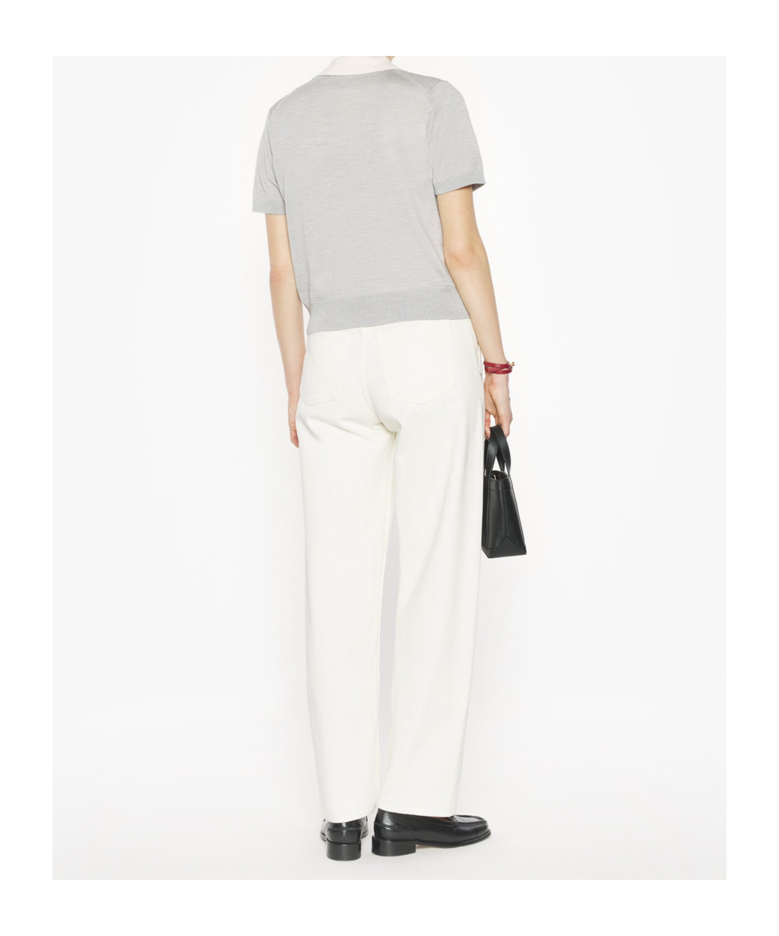 Maison Kitsuné Baby Fox-embroidered Short-sleeve Cardigan In Gray