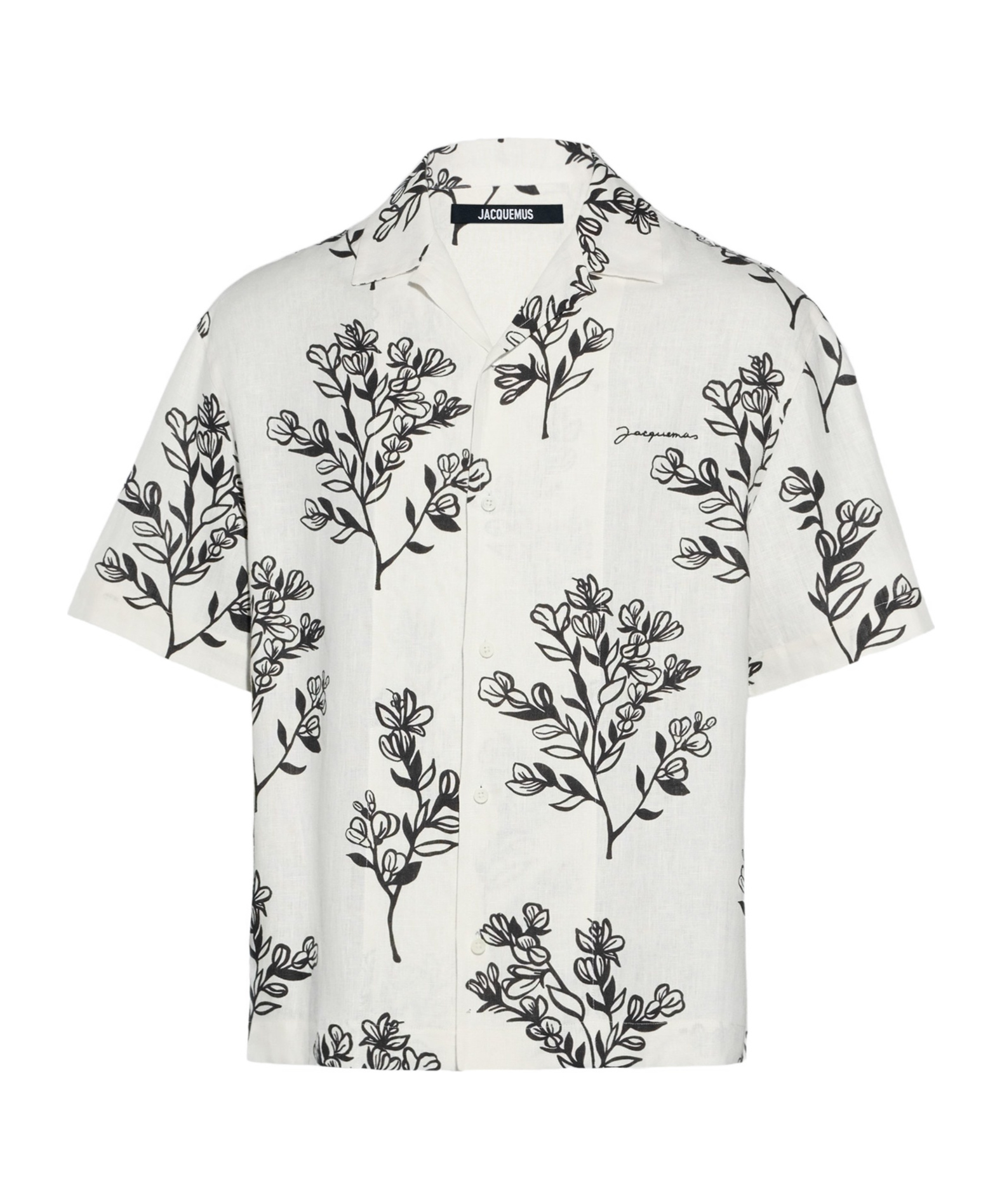 Shop Jacquemus Short-sleeved Shirt In White