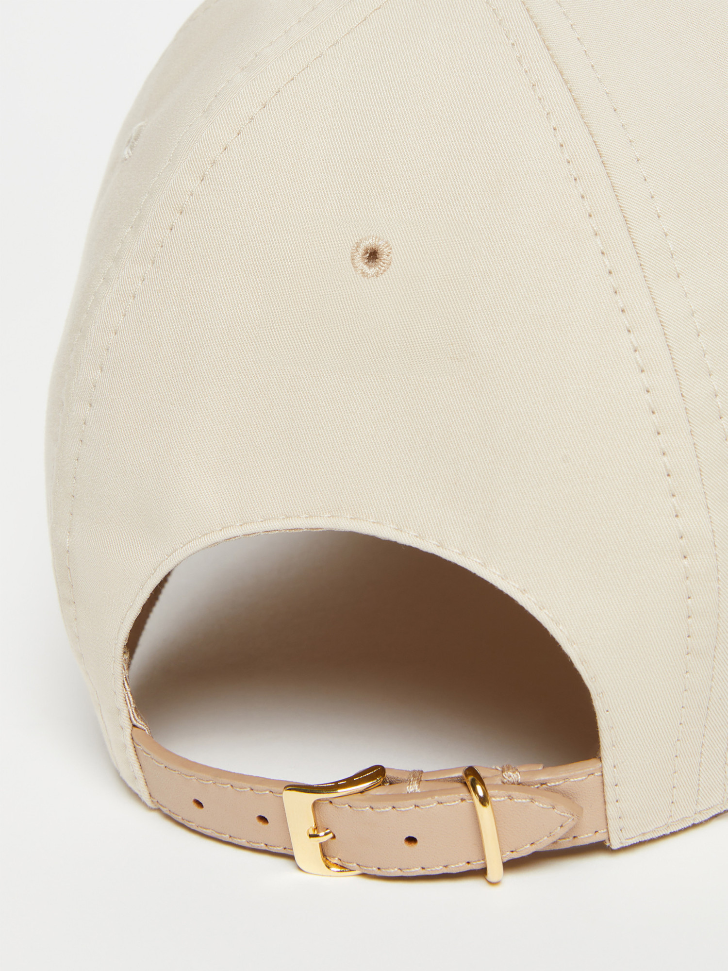 Max Mara Cantico Embroidered Baseball Cap In White