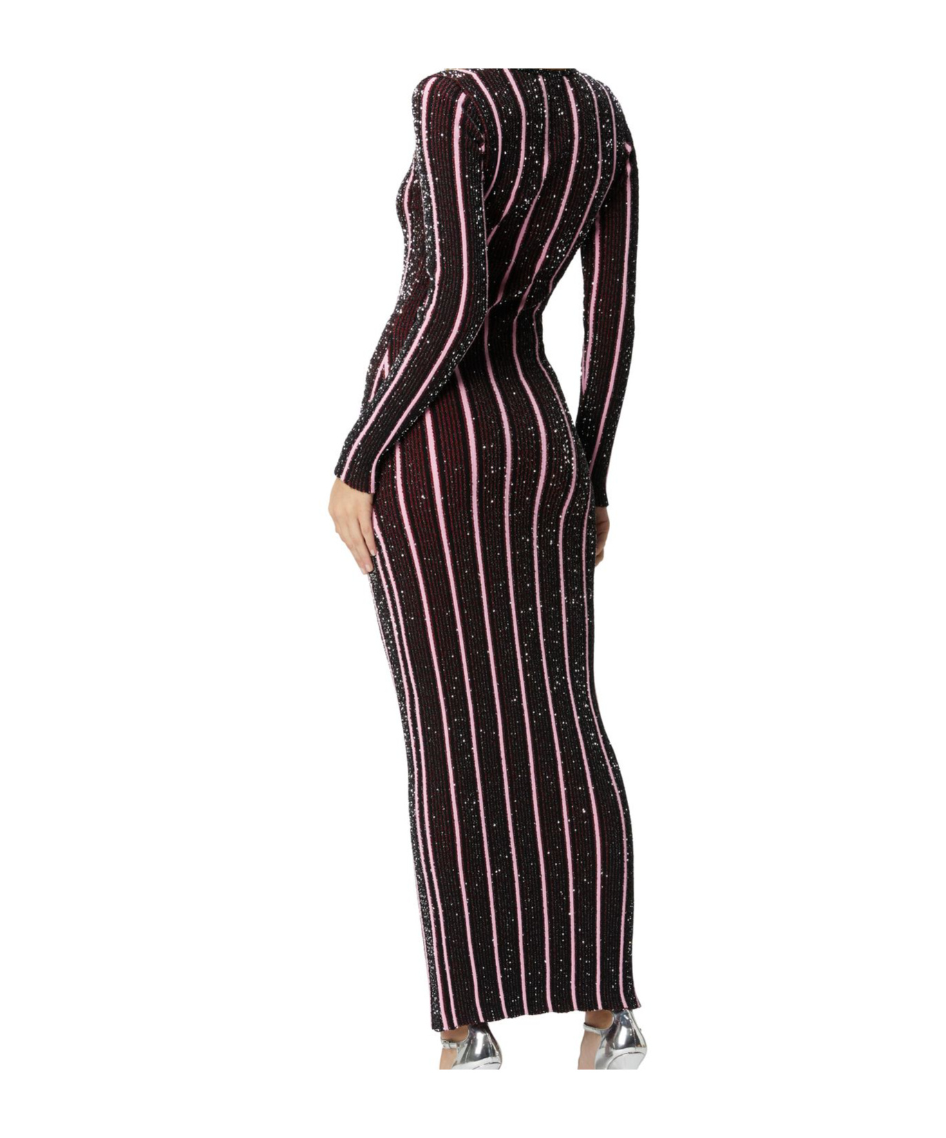 Missoni Long Sleeve Dress In Black