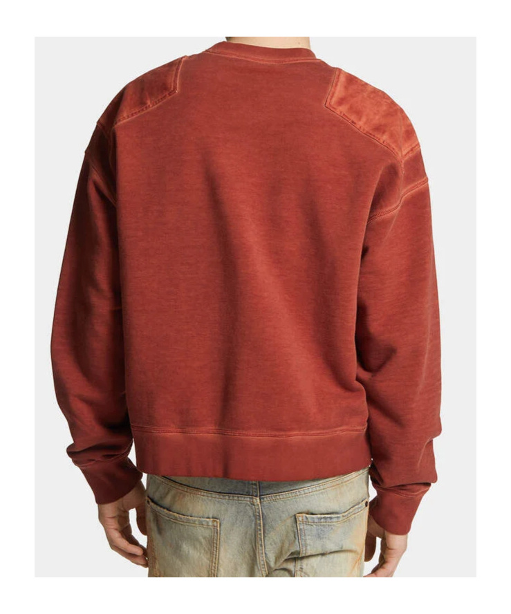 Dsquared2 Supernegative Dyed Cipro Loose Fit Sweatshirt In Animal Print