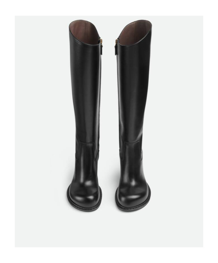 Bottega Veneta Zippered Boots In Black