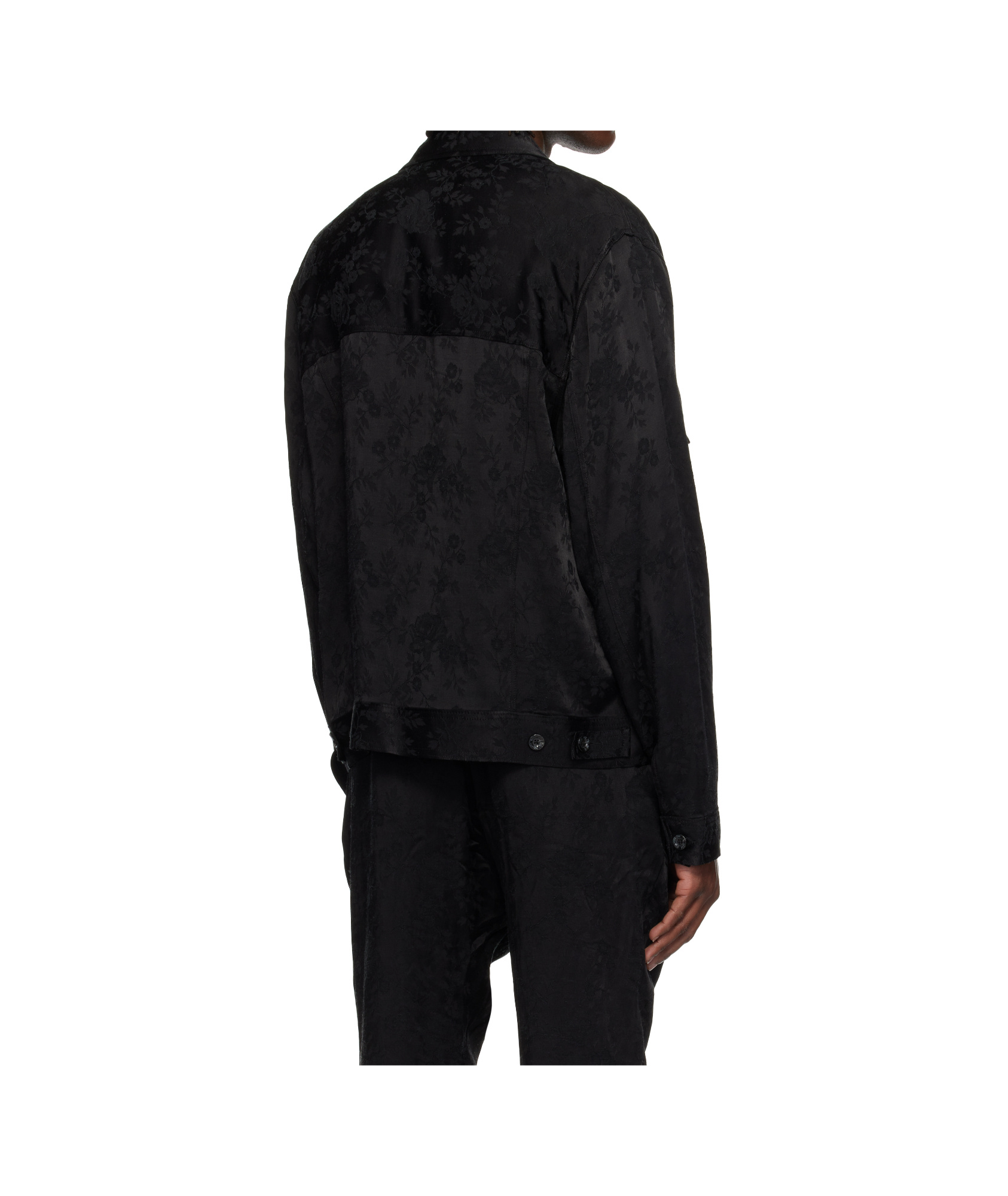 Song For The Mute Button Casual Jacket In Black