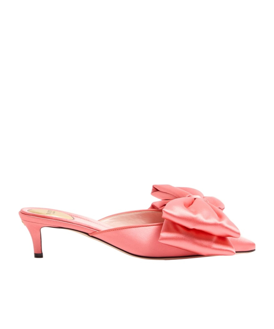 Valentino Pointed High-heeled Sandals In Pink