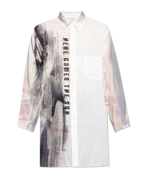Yohji Yamamoto Graphic-print Buttoned Shirt