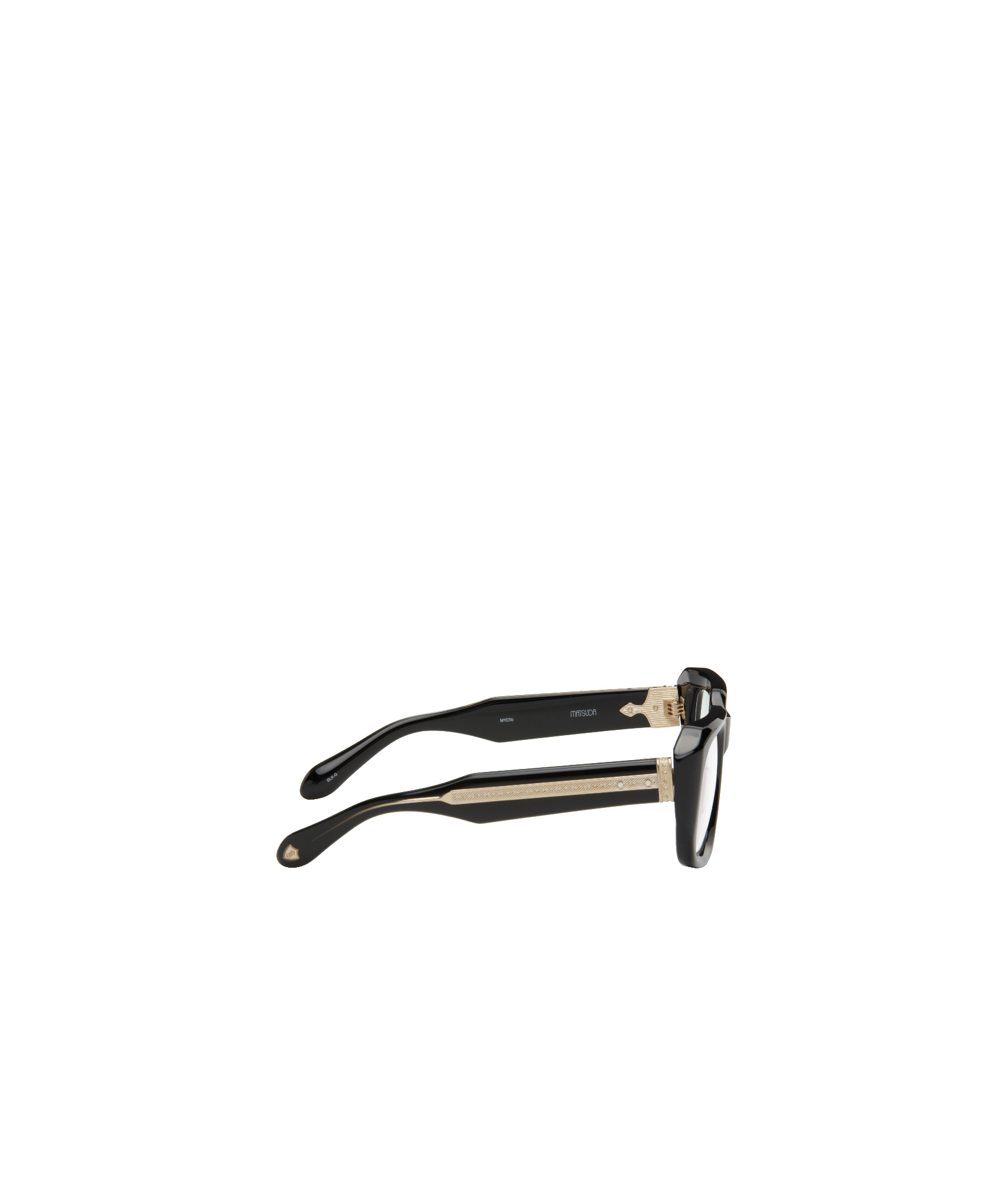 Matsuda Full Frame Plain Mirror In Black