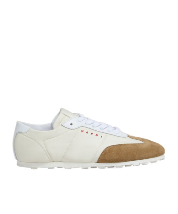 Marni Off-white Nylon Softy Soccer Sneaker