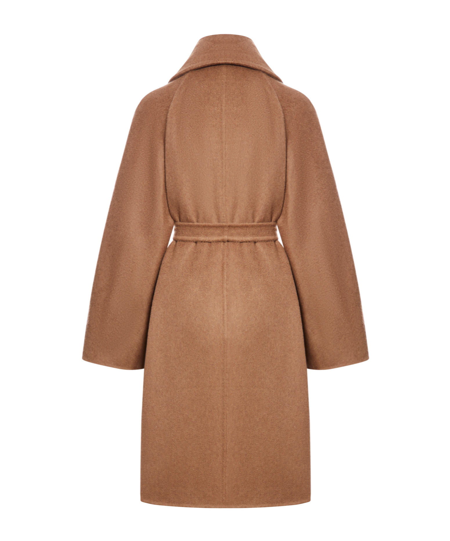 Max Mara Long-sleeved Coat In Brown