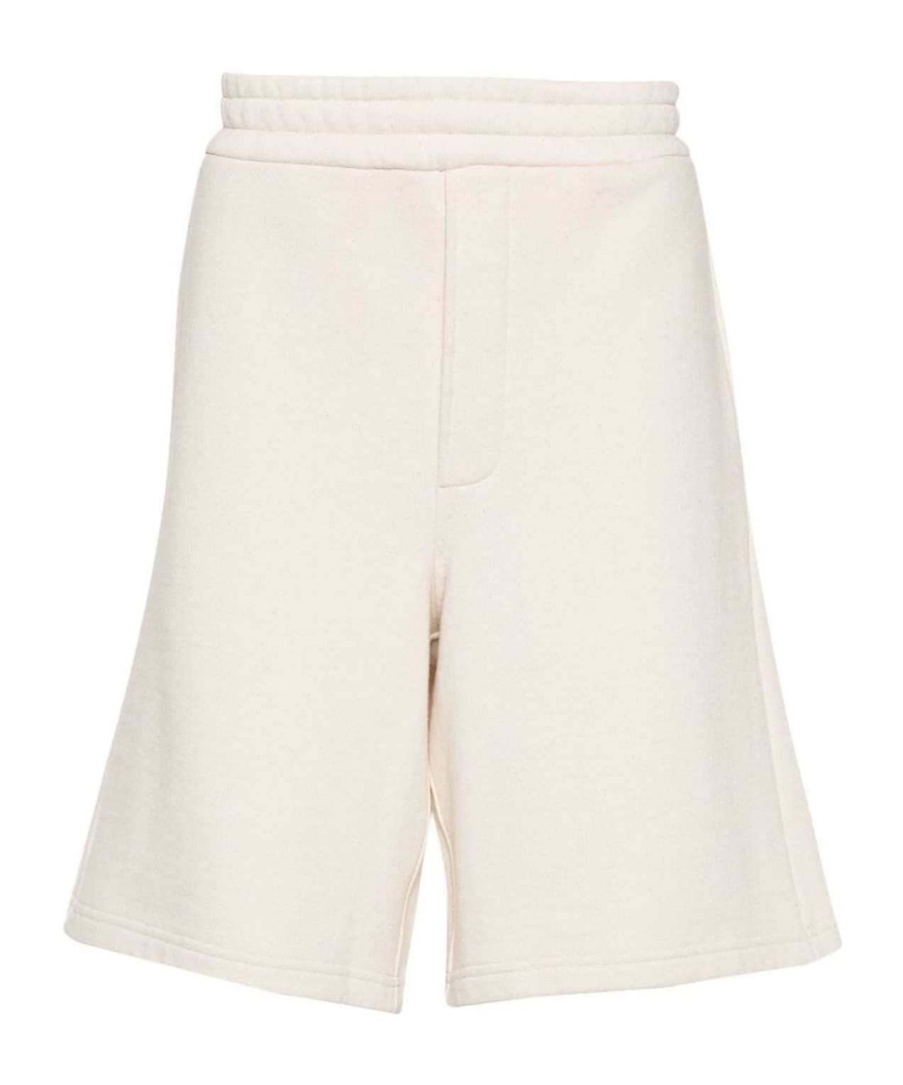 Prada Triangle-logo Track Shorts In Nude