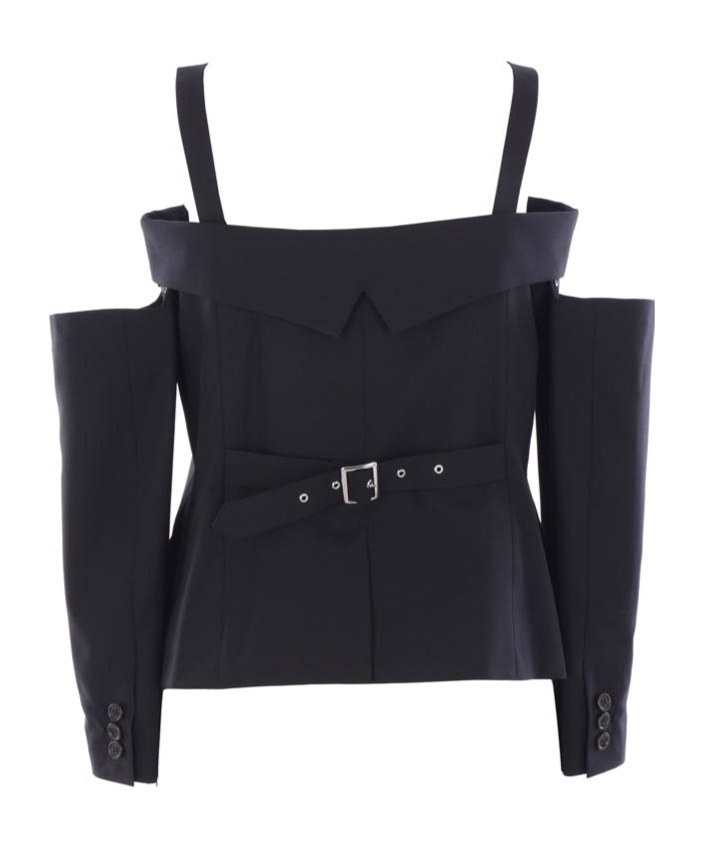 COMME DES GARÇONS OFF-SHOULDER TOP 
