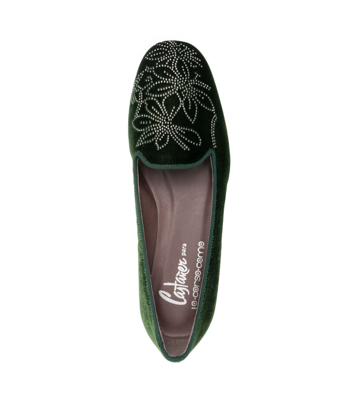 Castaã±er Round-toe Flat Shoes In Green
