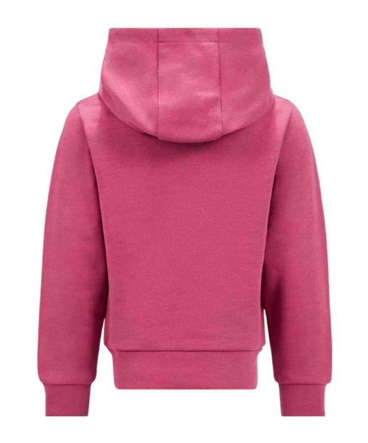 Moncler Logo-embroidered Hoodie In Red