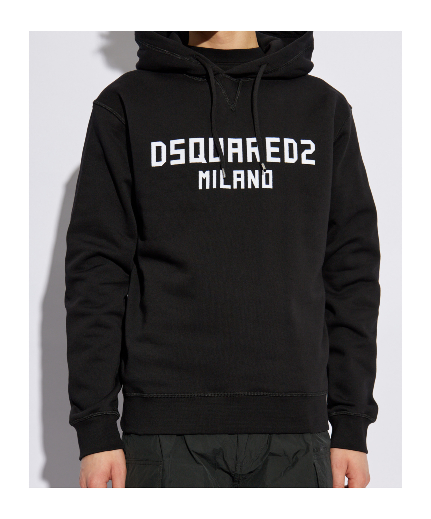Shop Dsquared2 Logo-print Hoodie In Black