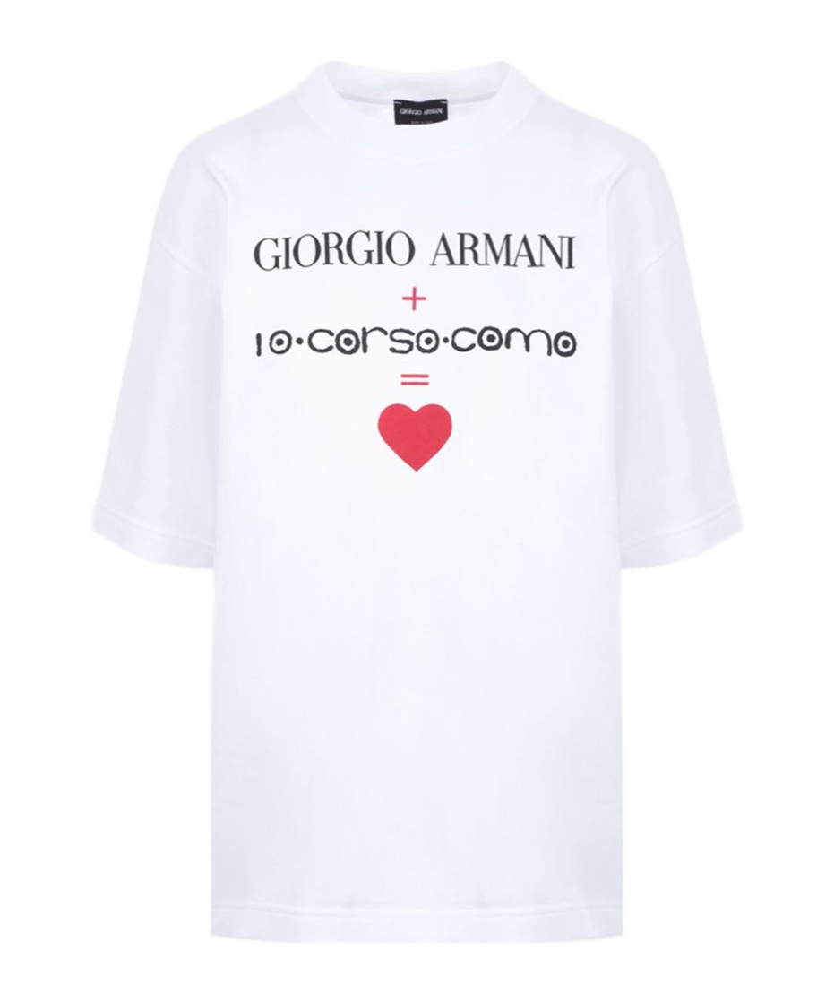 Giorgio Armani Short-sleeved T-shirt In White