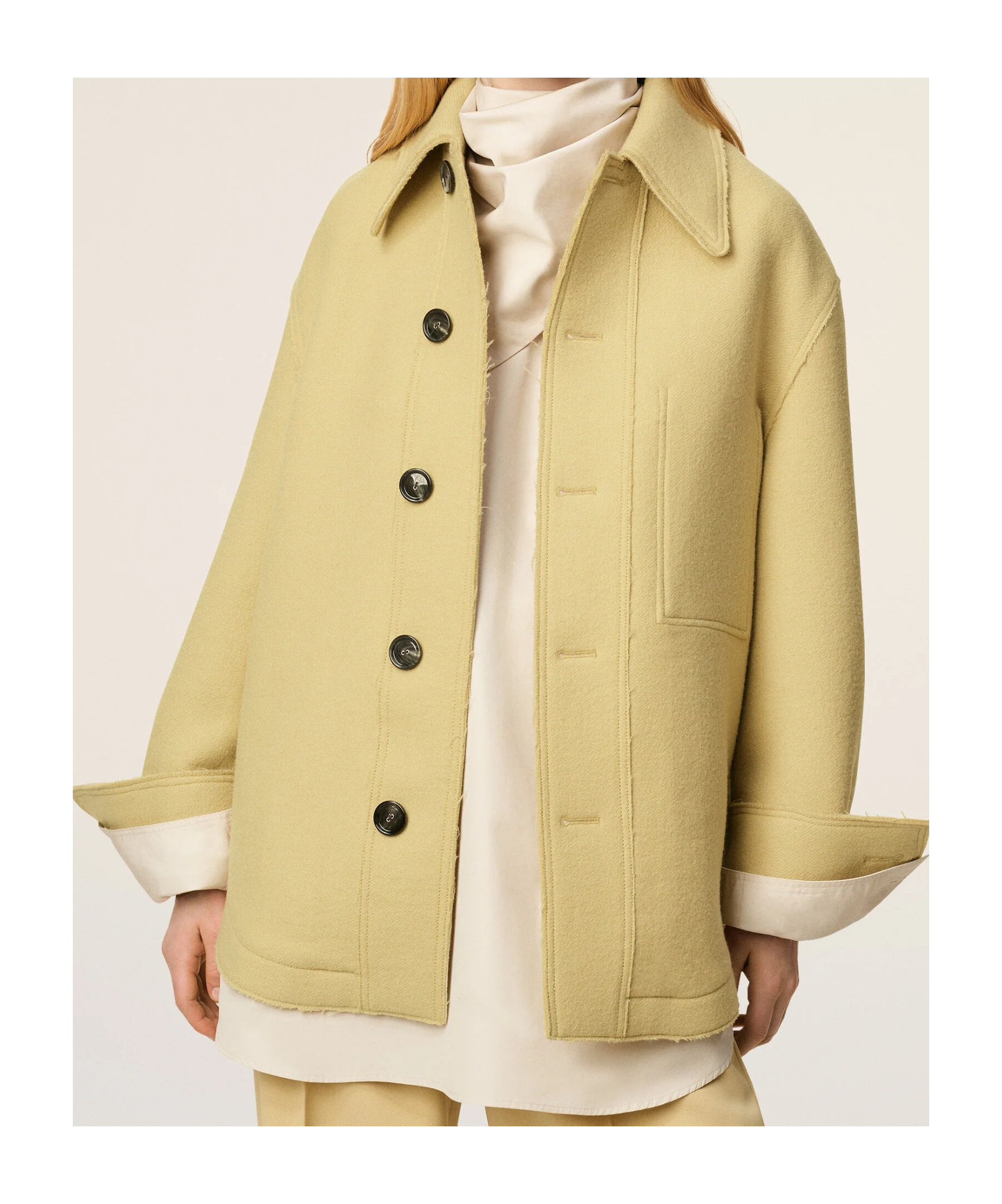 Ami Alexandre Mattiussi Ami Paris Buttoned Jacket In Green