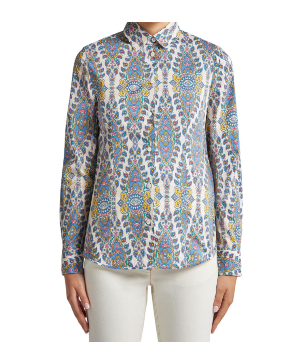 Etro Paisley Printed Slim-fit Shirt In Multicolor