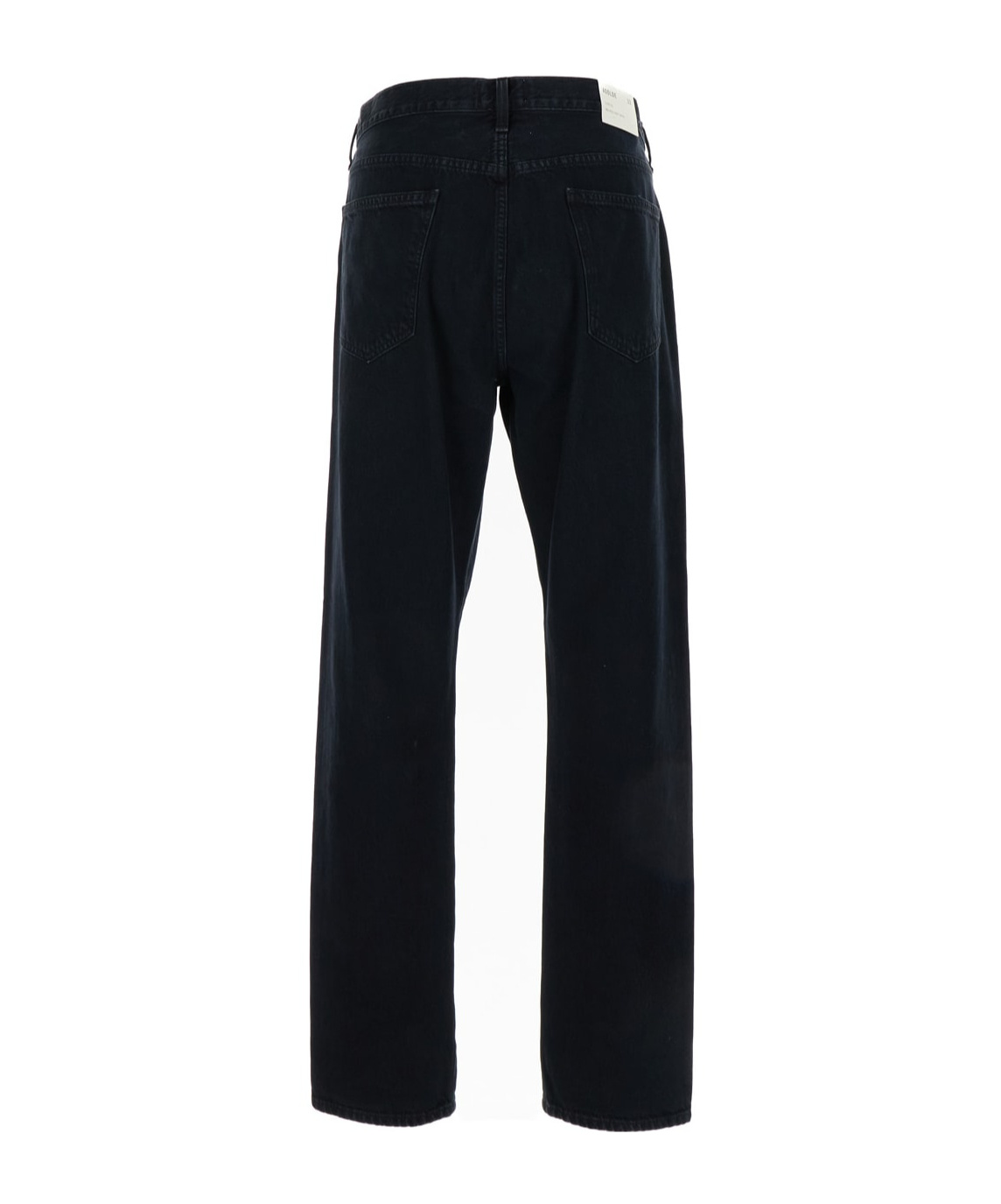 Agolde Straight Leg Jeans Belt Loops In Black