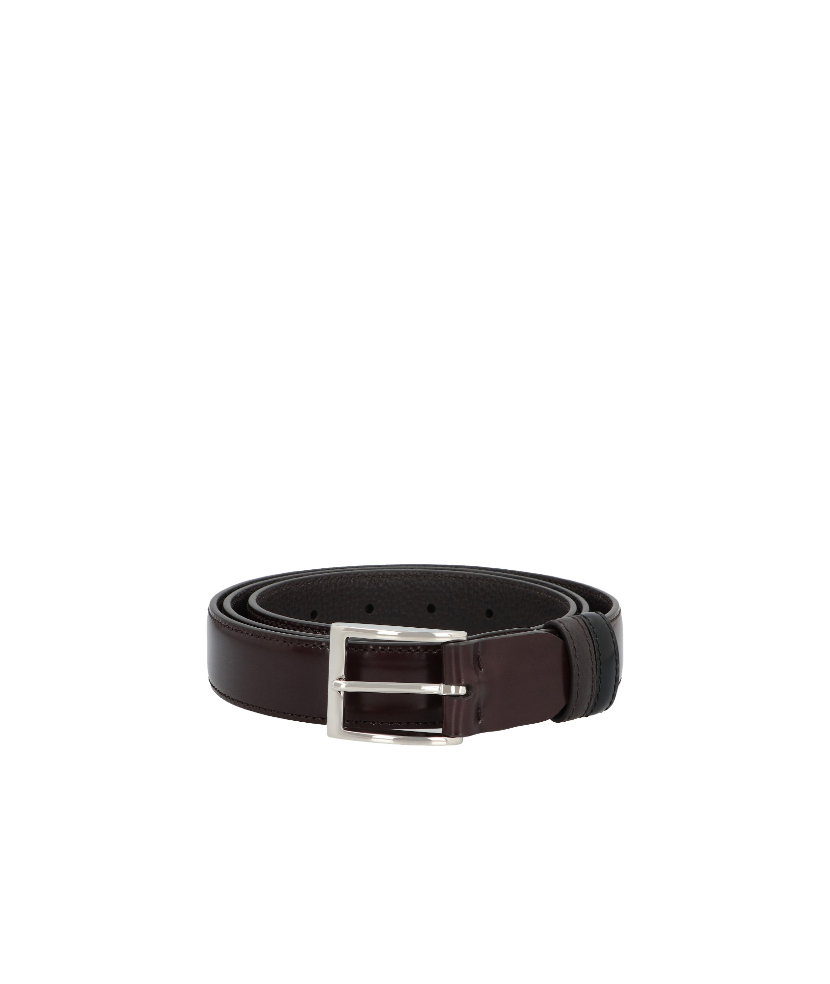 Hogan Square Buckle Belt In Brown