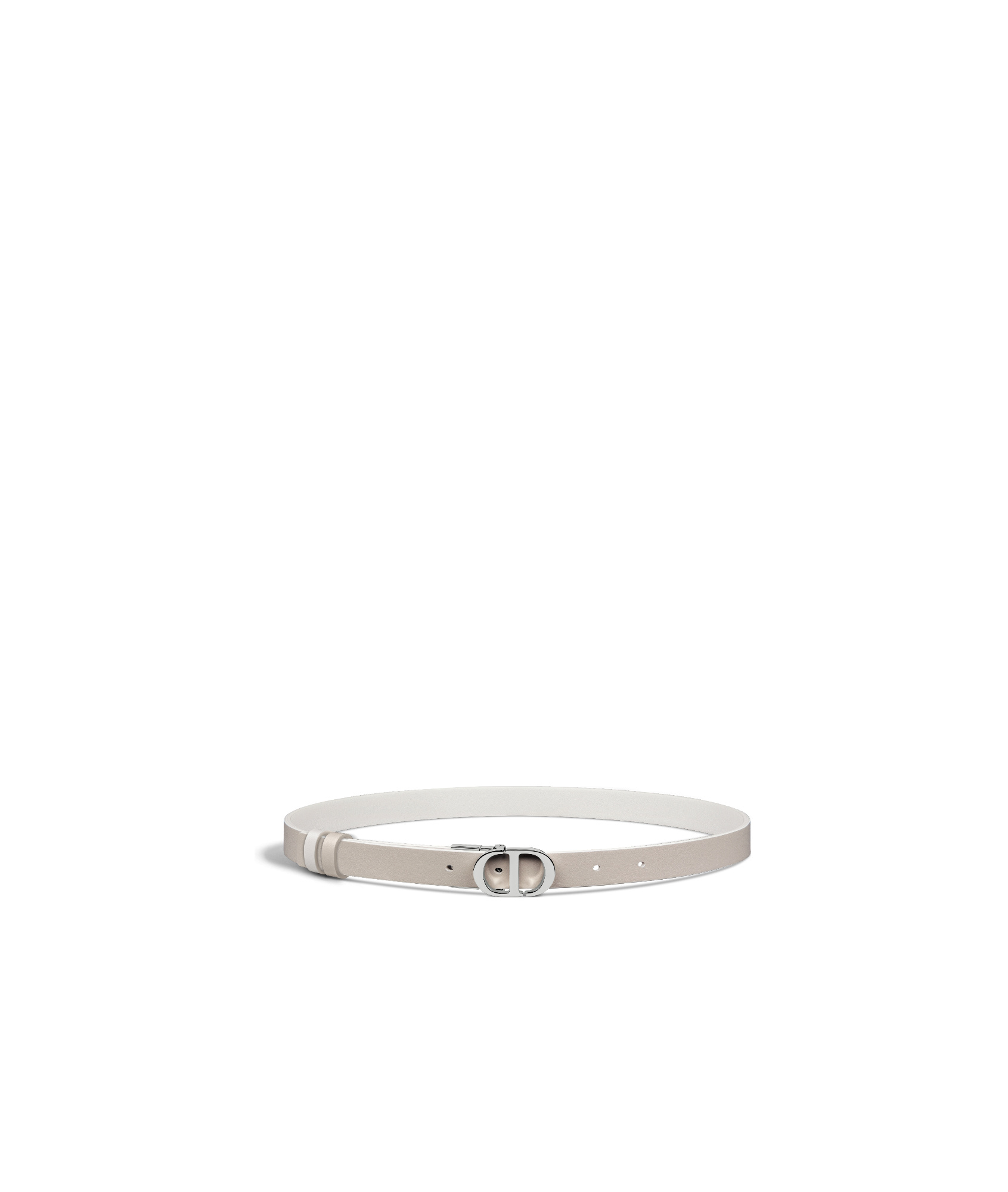 Dior 30 Montaigne Reversible Belt In Gray/light Gray