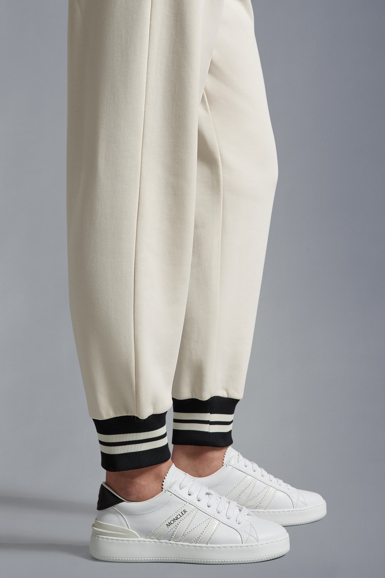 Shop Moncler Monaco M Trainers In Gray