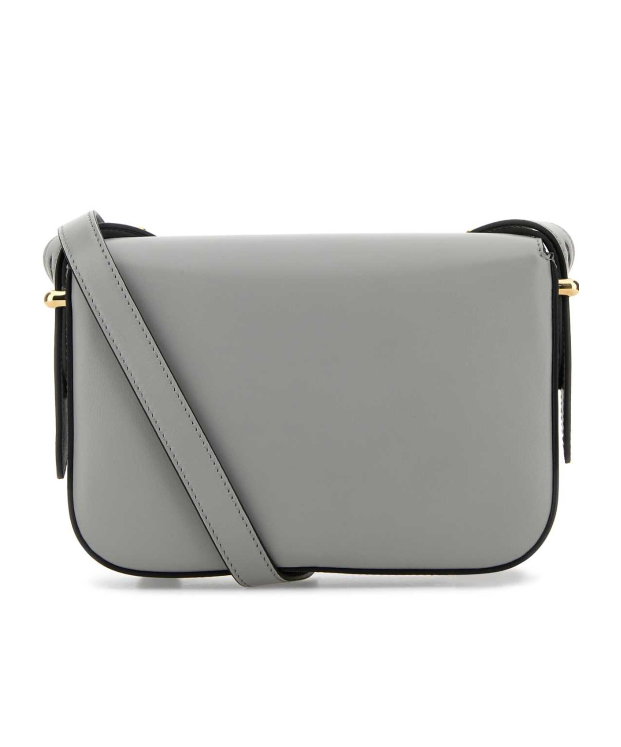 Prada Flip Shoulder Bag In Gray