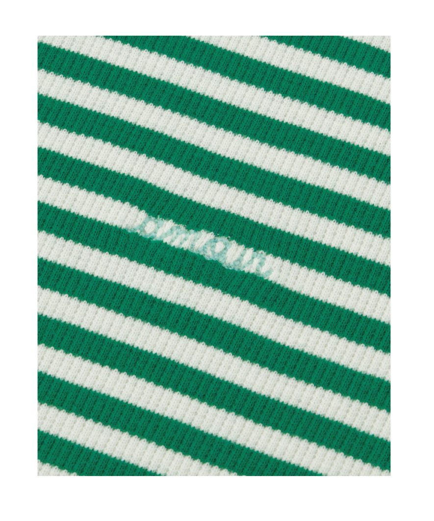 Maison Labiche Open-necked Black Shirt In Green