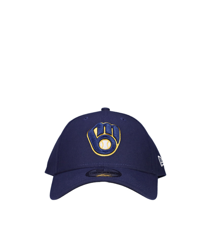 New Era Men's Navy Milwaukee Brewers 2024 Mlb Postseason Side Patch 9forty Adjustable Hat In Blue