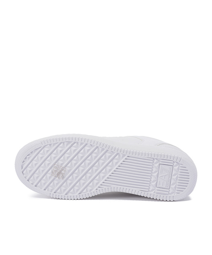 Ea7 White Polyester Sneaker In White
