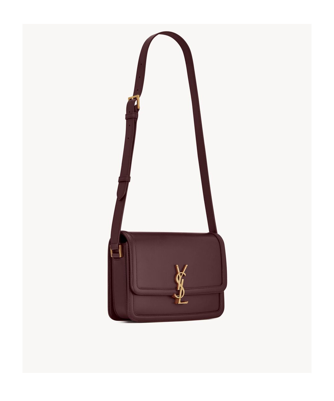 Shop Saint Laurent Solferino Medium Satchel In Box In Red