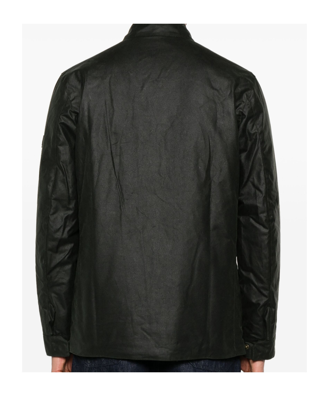 Barbour Button-up Jacket In Black
